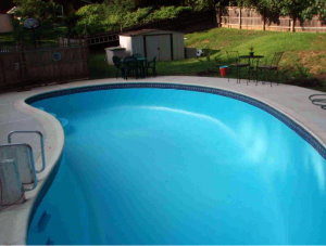 pool water turned green after adding chlorine